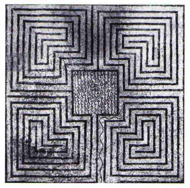 Fig. ra3: Alger
One of the oldest church labyrinths.