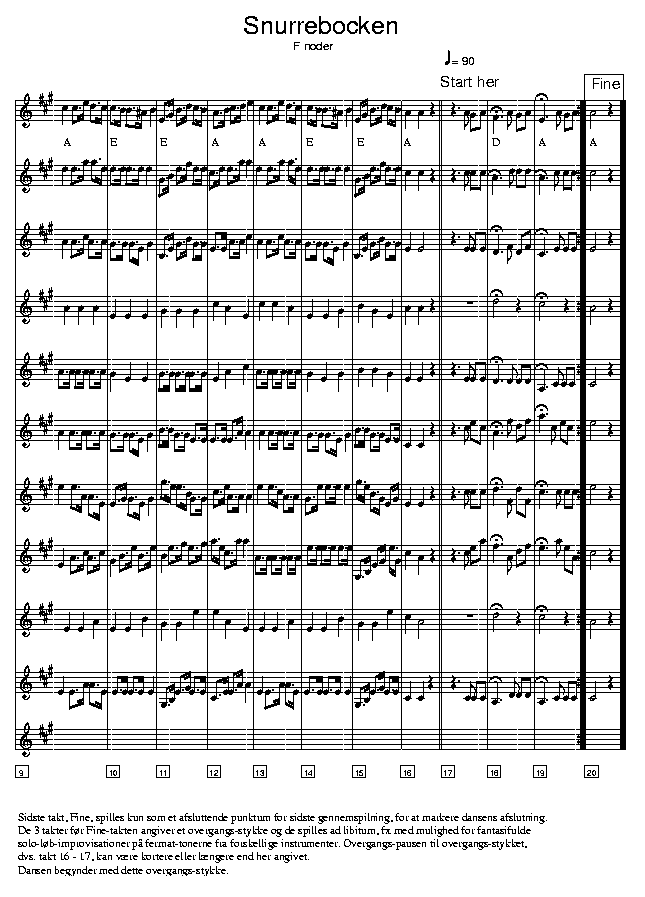 Snurrebocken music notes F2; CLICK TO MAIN PAGE