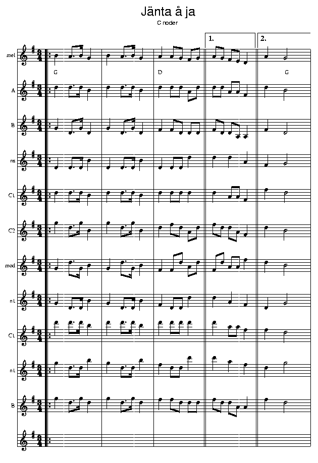 hambo, music notes C1; CLICK TO MAIN PAGE